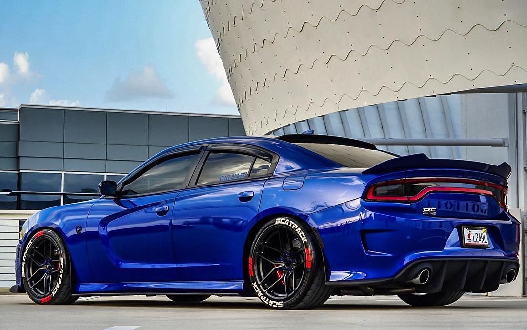 20152022 Dodge Charger Hellcat /SRT Carbon Fiber 8 Pc Bodykit Chrome